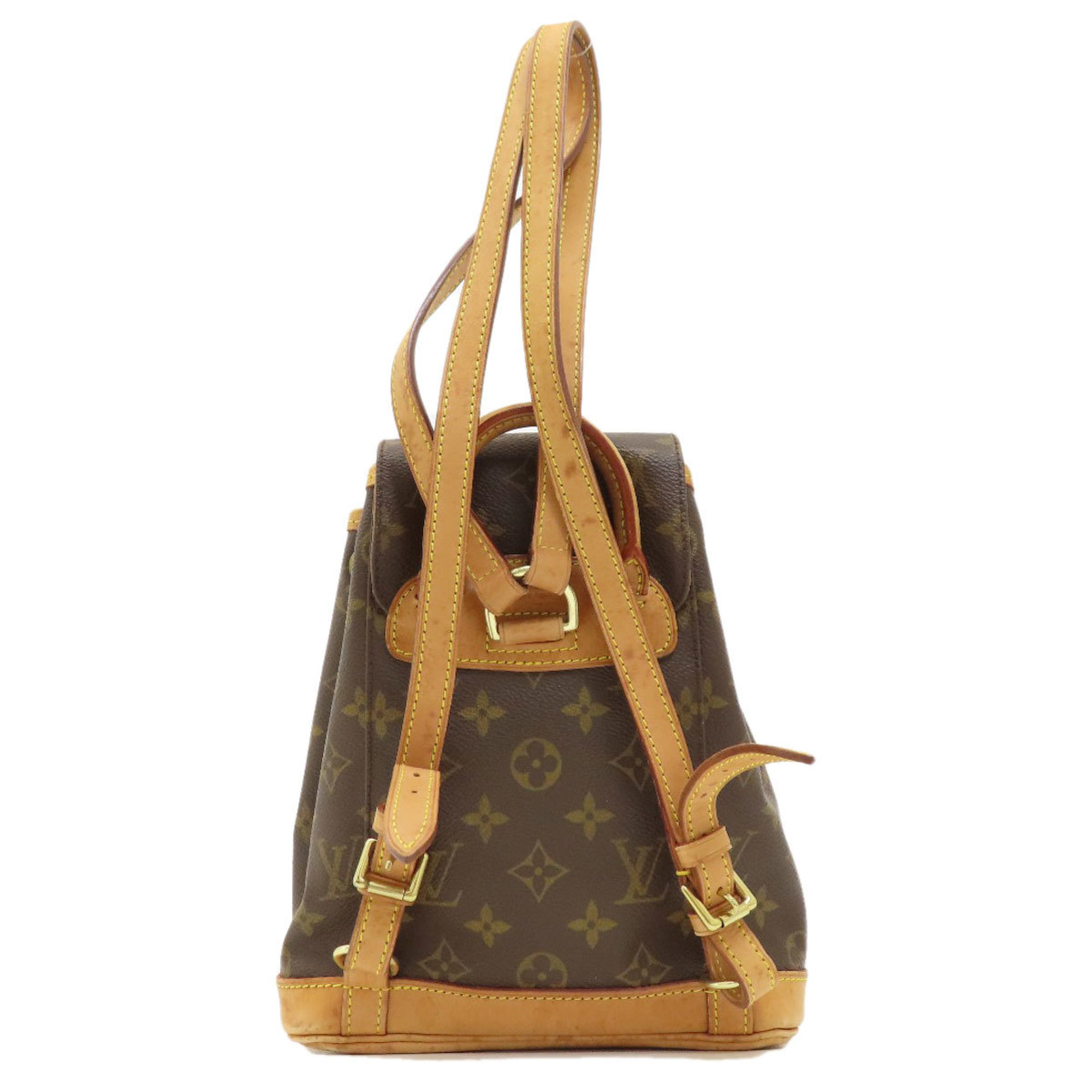 Louis Vuitton M51137 Montsouris Monogram Backpack/Daypack Canvas for Women