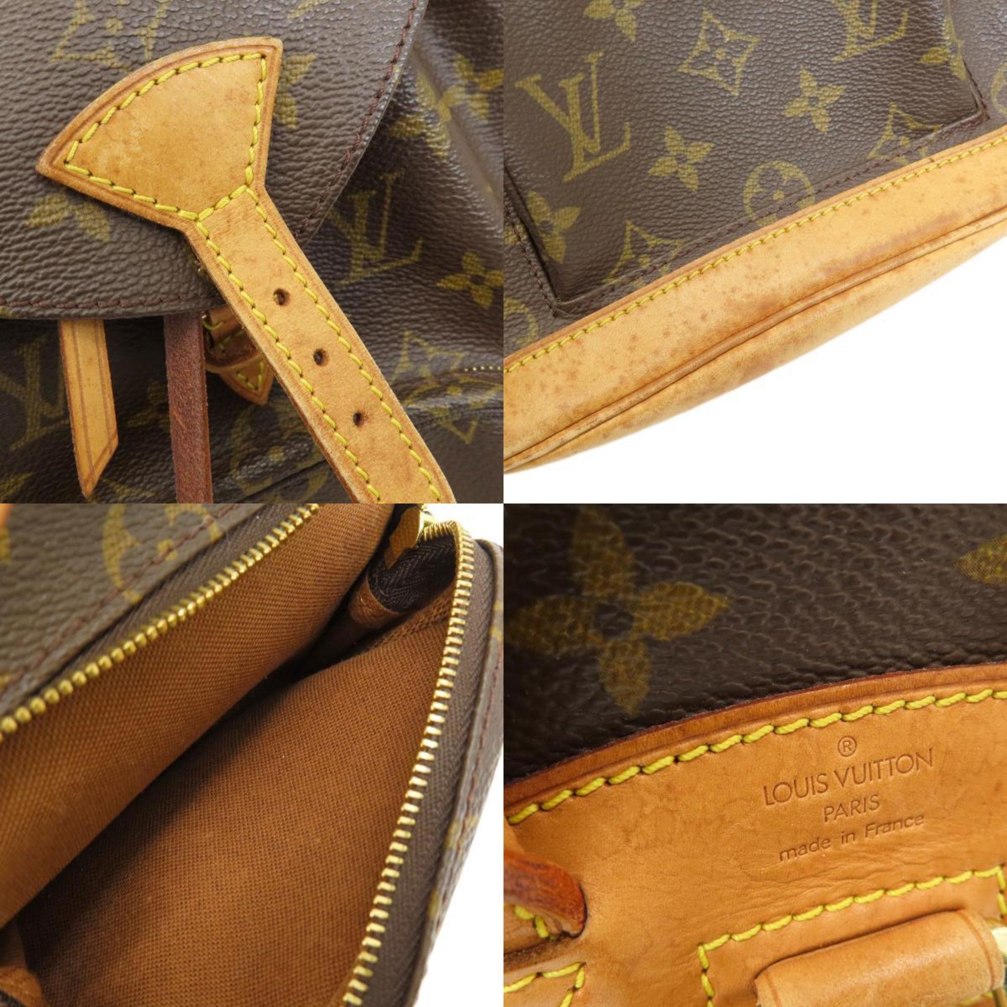 Louis Vuitton M51137 Montsouris Monogram Backpack/Daypack Canvas for Women