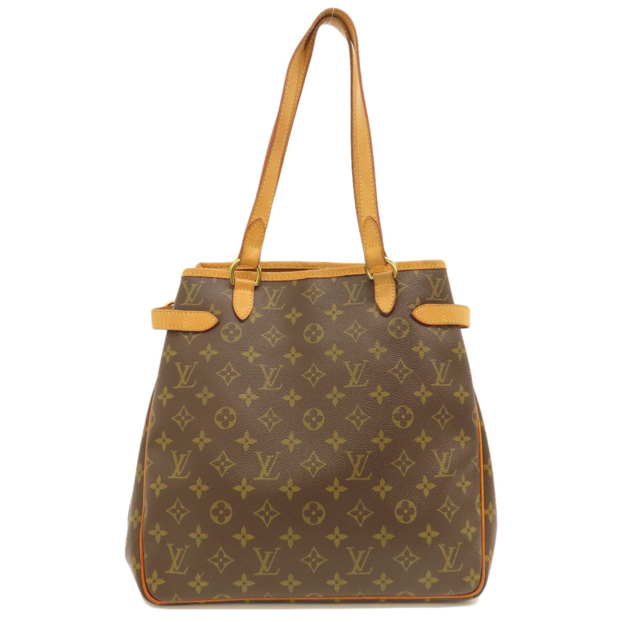 Louis Vuitton M51153 Batignolles Vertical Monogram Tote Bag Canvas Women's