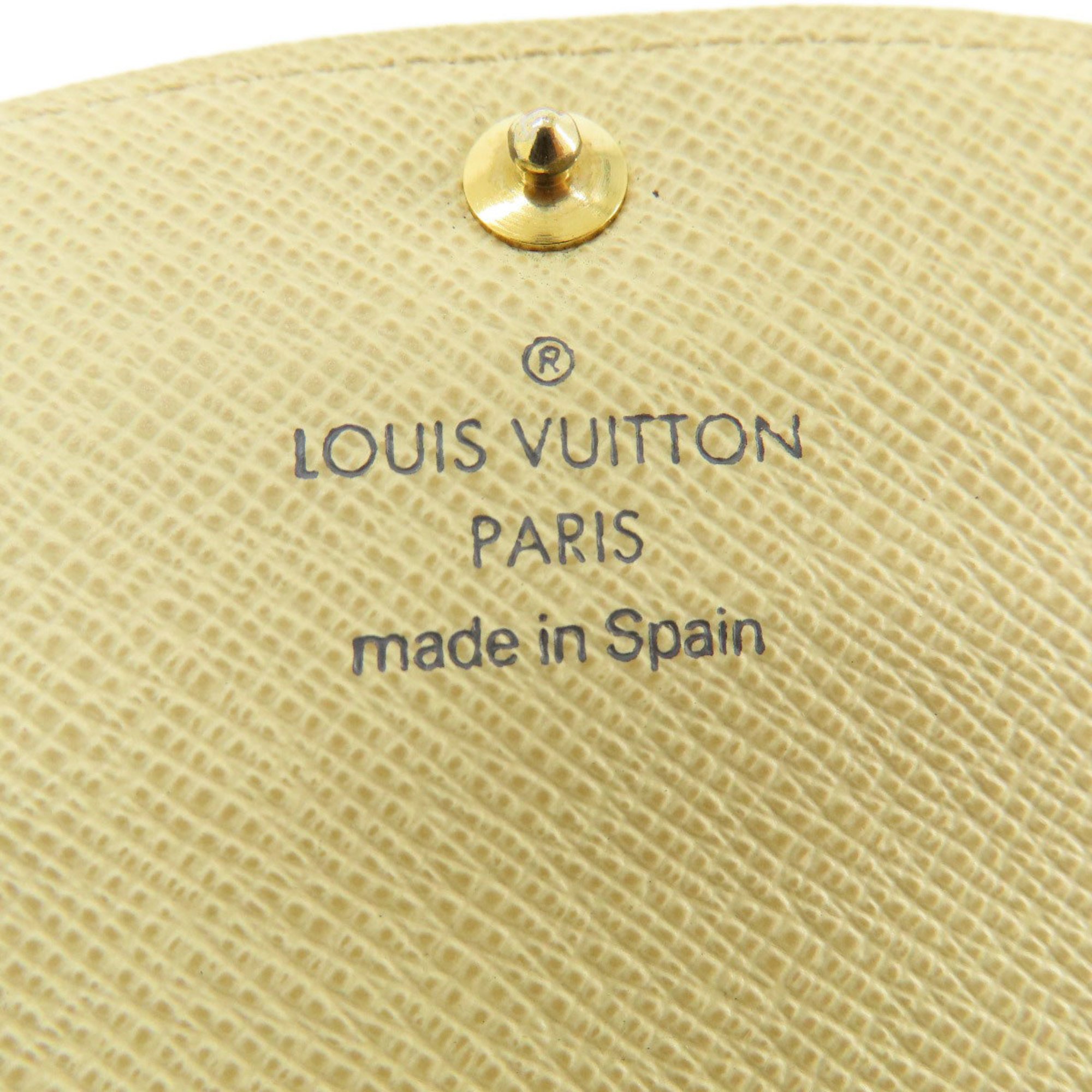 Louis Vuitton M9835 Santur Pochette Solo Damier Azur Wallet/Coin Case Canvas Women's