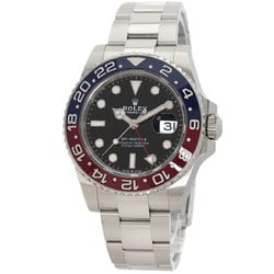 Rolex 126710BLRO GMT Master II Red and Blue Bezel Watch Stainless Steel SS Men's