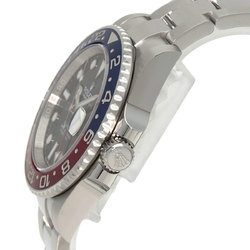 Rolex 126710BLRO GMT Master II Red and Blue Bezel Watch Stainless Steel SS Men's