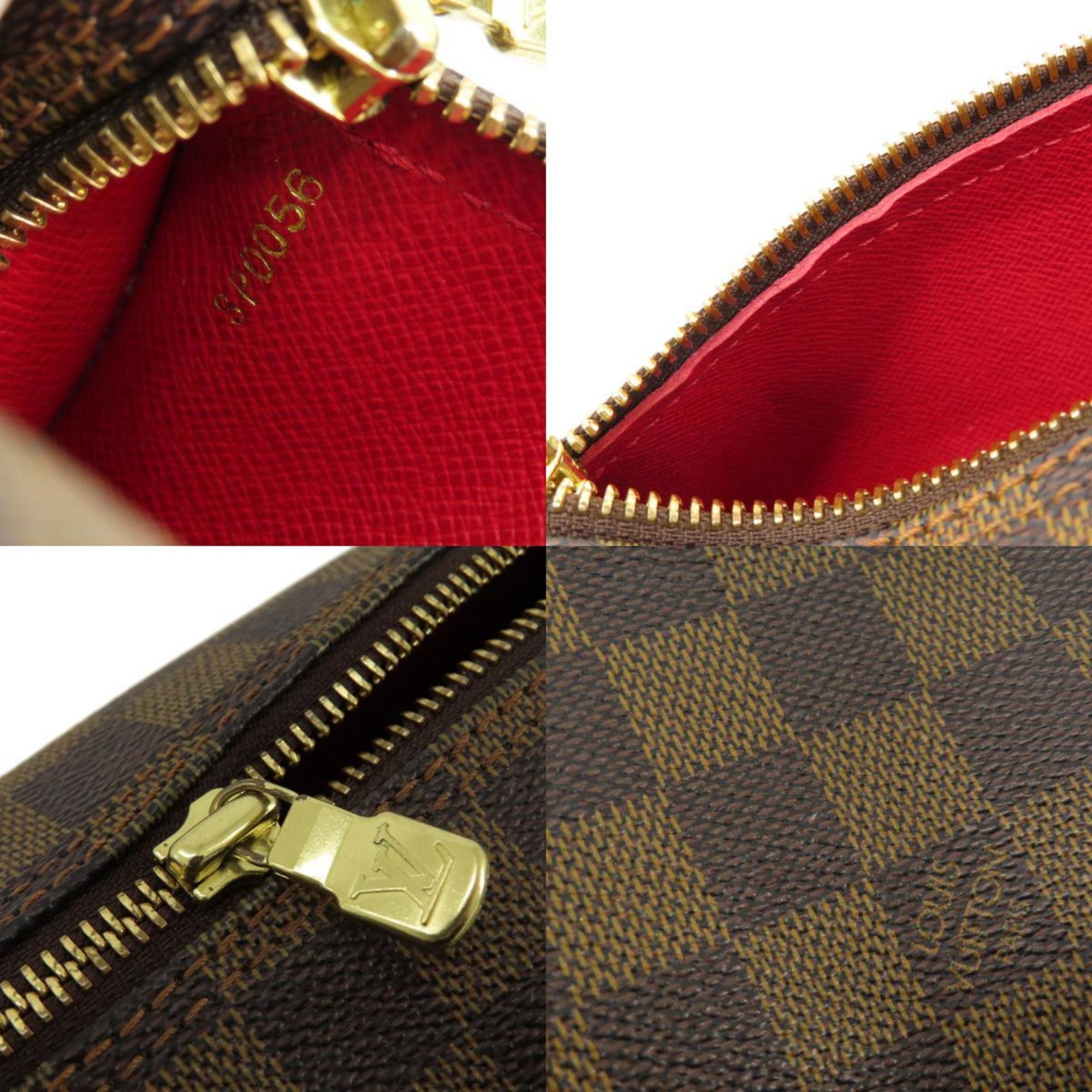 Louis Vuitton N51303 Papillon 30 Damier Ebene Handbag Canvas Women's