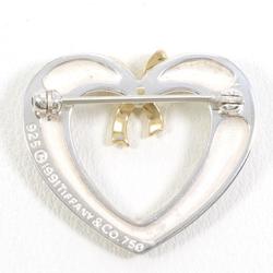 Tiffany K18YG Silver Brooch Total weight approx. 6.7g