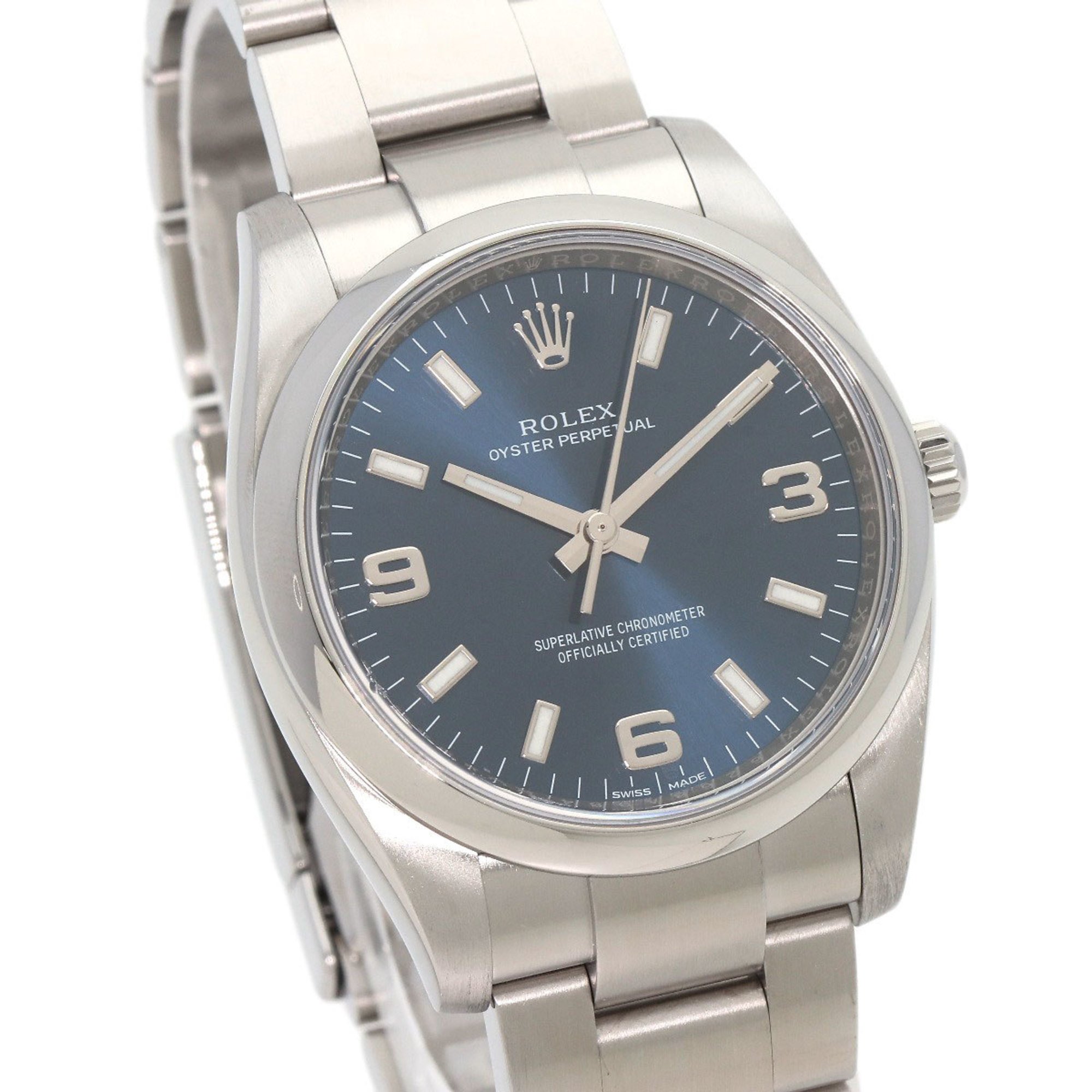 Rolex 114200 Oyster Perpetual Watch Stainless Steel SS Men's