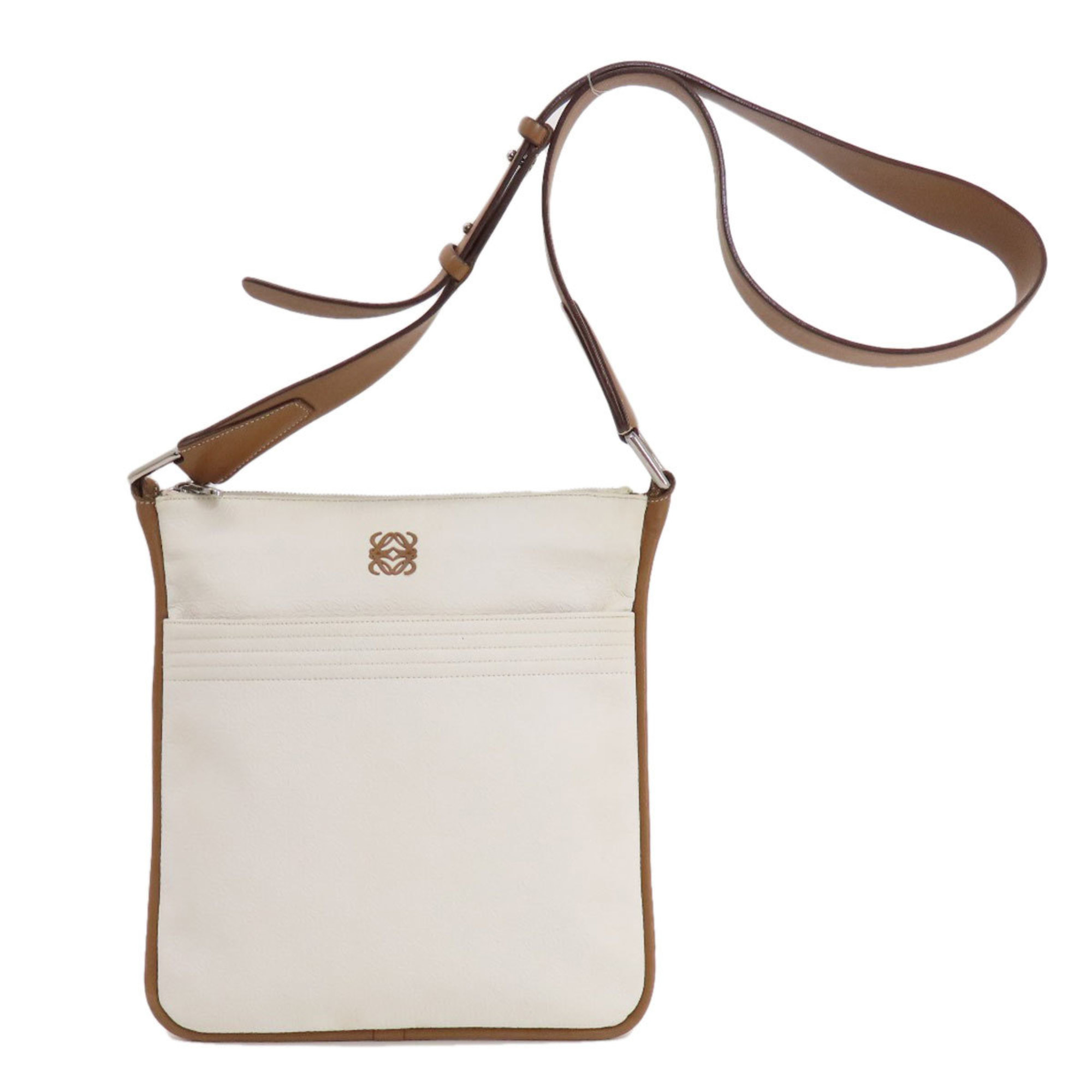 Loewe Long Shoulder Anagram Bag Leather Women's