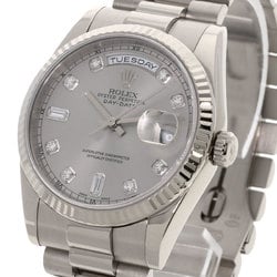 Rolex 118239A Day Date Watch, K18 White Gold, K18WG, Men's