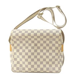 Louis Vuitton N51189 Naviglio Damier Azur Shoulder Bag Canvas Women's