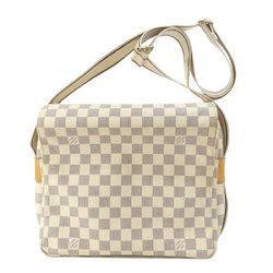 Louis Vuitton N51189 Naviglio Damier Azur Shoulder Bag Canvas Women's