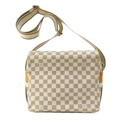 Louis Vuitton N51189 Naviglio Damier Azur Shoulder Bag Canvas Women's