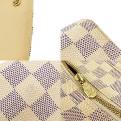 Louis Vuitton N51189 Naviglio Damier Azur Shoulder Bag Canvas Women's