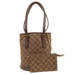 Louis Vuitton N42240 Marais Damier Ebene Handbag Canvas Women's