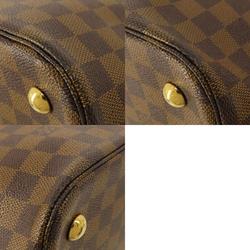 Louis Vuitton N63169 Belmont Damier Ebene Tote Bag Canvas Women's