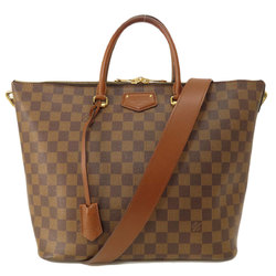 Louis Vuitton N63169 Belmont Damier Ebene Tote Bag Canvas Women's