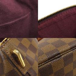 Louis Vuitton N63169 Belmont Damier Ebene Tote Bag Canvas Women's