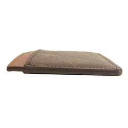 Louis Vuitton M61733 Business Card Holder/Card Case Porto Carte Sample Monogram Canvas Women's