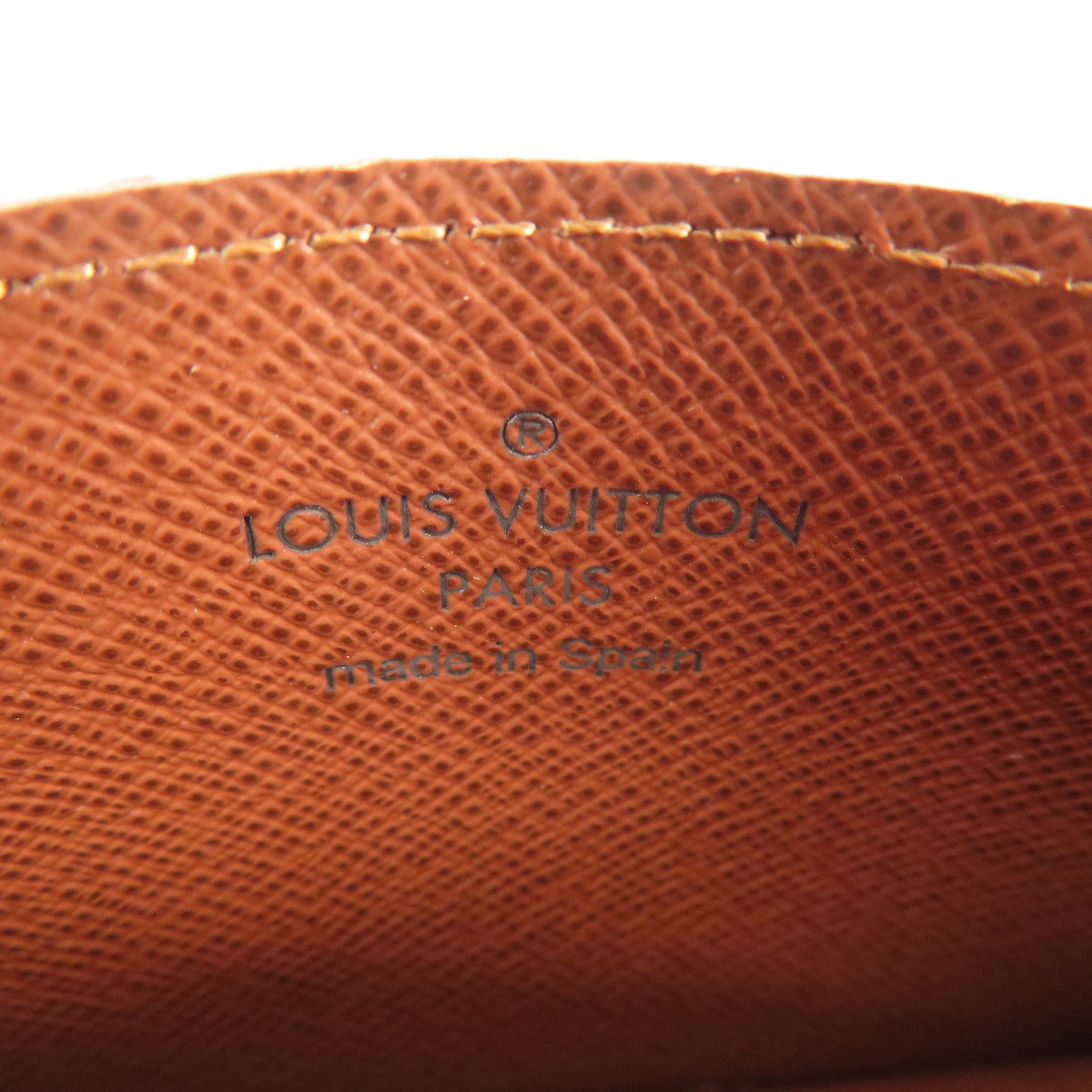 Louis Vuitton M61733 Business Card Holder/Card Case Porto Carte Sample Monogram Canvas Women's