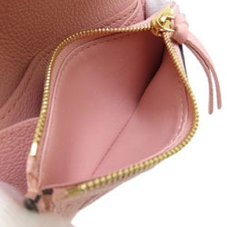 Louis Vuitton M81520 Portomonnaie Rosalie Rose Poodle Bi-fold Wallet Empreinte Women's