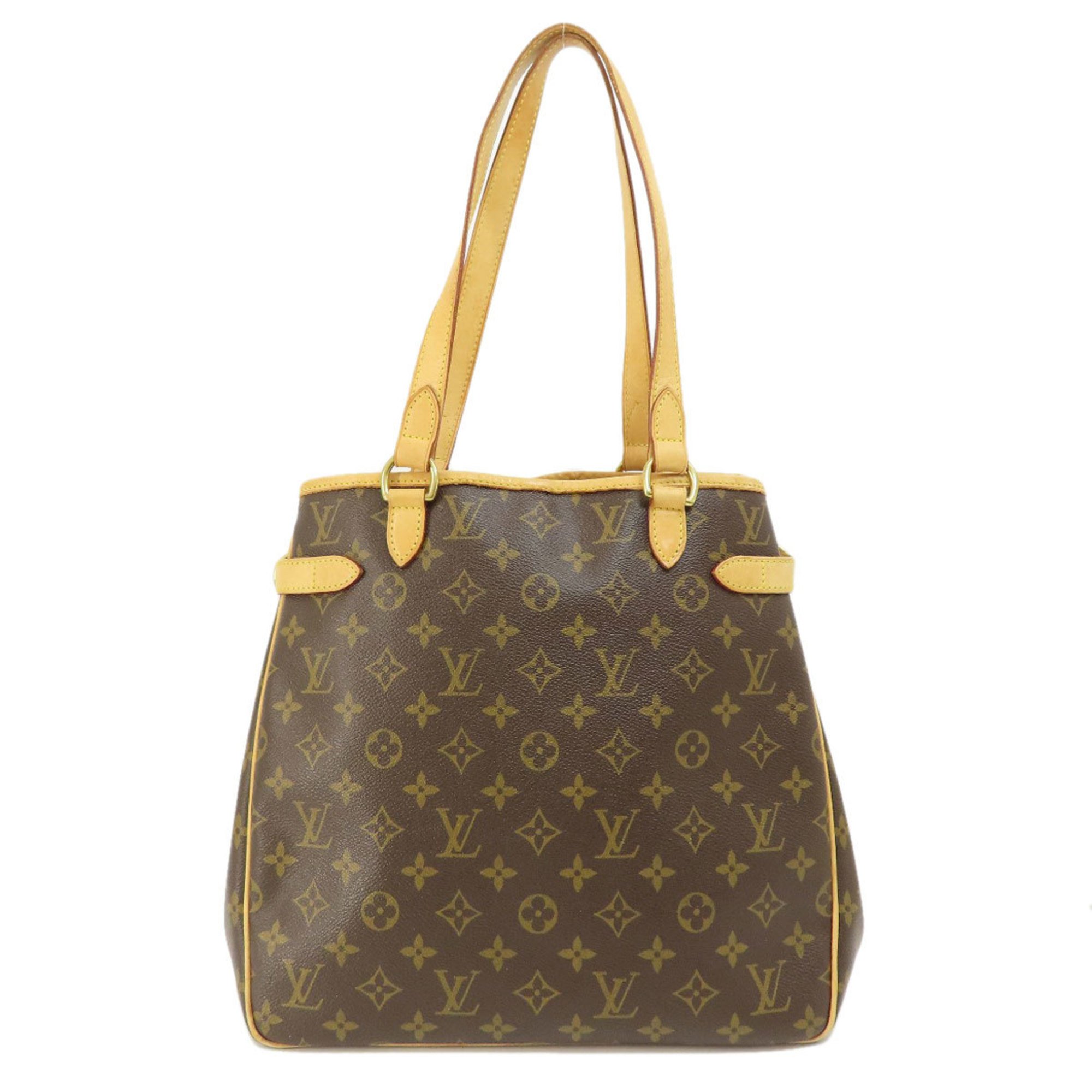 Louis Vuitton M51153 Batignolles Vertical Monogram Tote Bag Canvas Women's