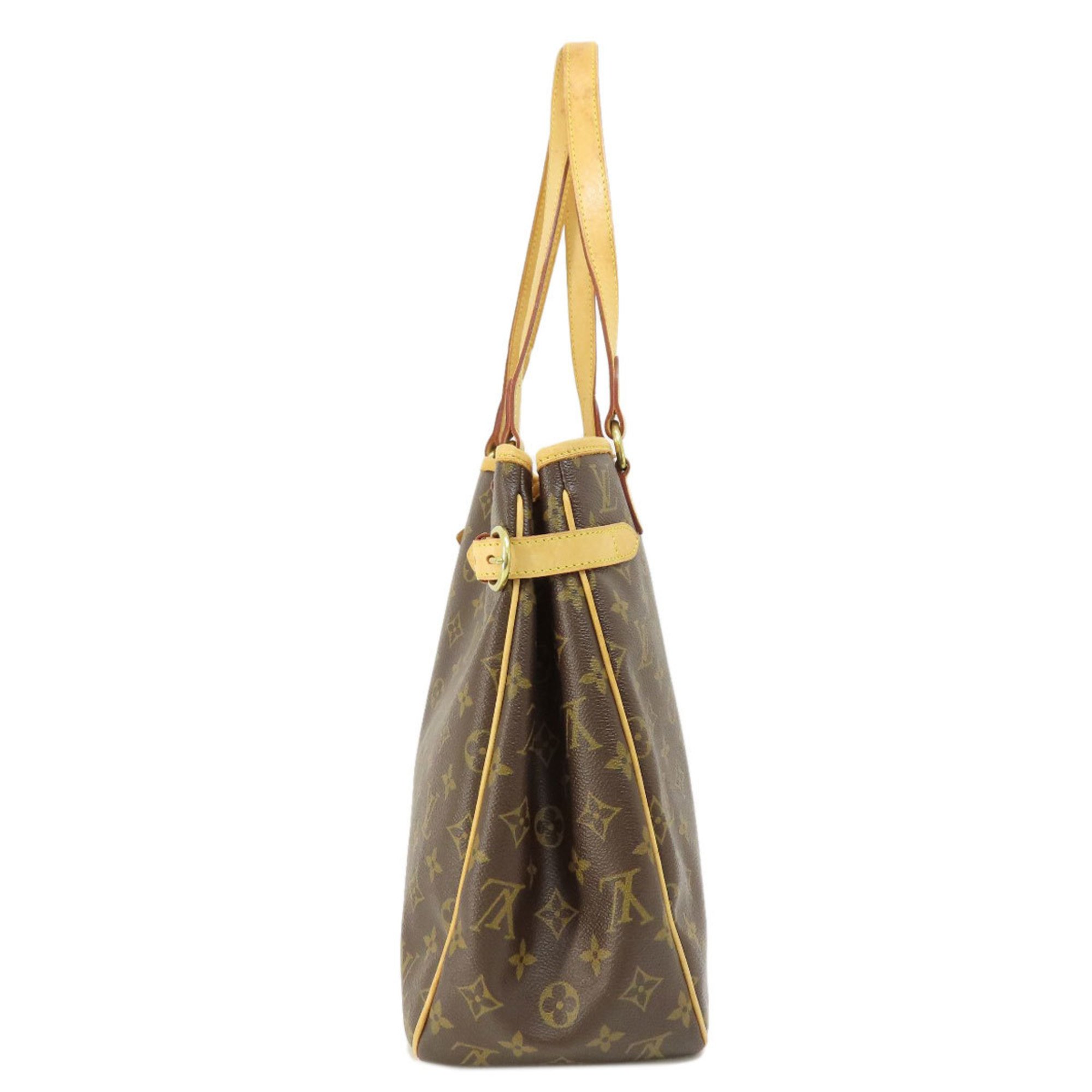 Louis Vuitton M51153 Batignolles Vertical Monogram Tote Bag Canvas Women's