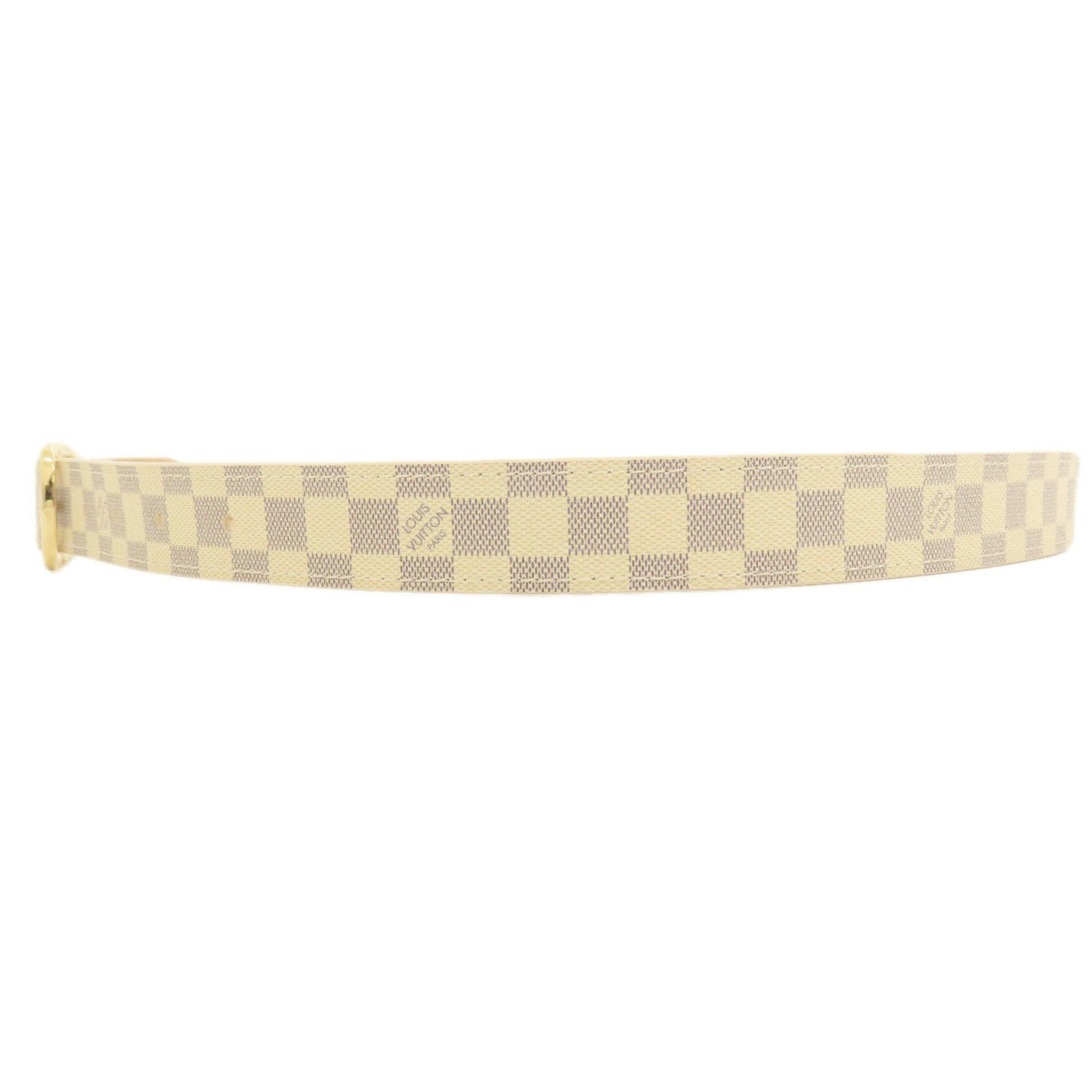 Louis Vuitton M9782 Santur Damier Azur Belt Canvas Men's