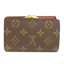 Louis Vuitton M61674 Portefeuille Viennese Monogram Bi-fold Wallet Canvas Women's