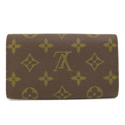 Louis Vuitton M61735 Porto Monnaie Zip Monogram Bi-fold Wallet Canvas Women's