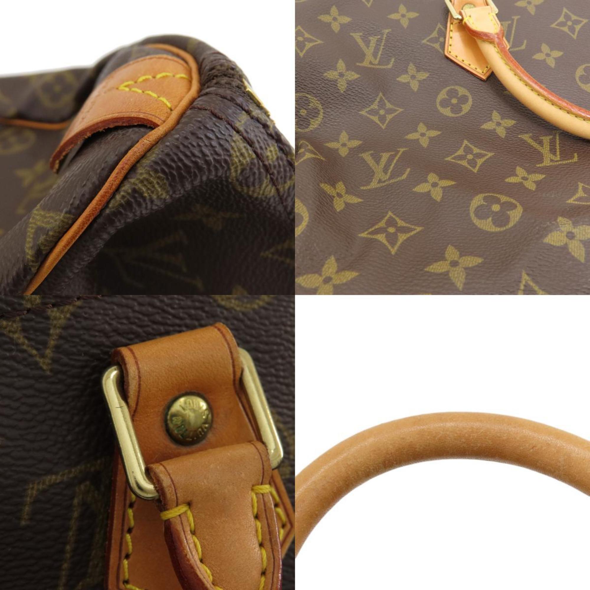 Louis Vuitton M41524 Speedy 35 Monogram Boston Bag Canvas Women's