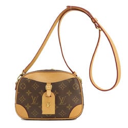 Louis Vuitton M45528 Deauville MINI Monogram Shoulder Bag Canvas Women's