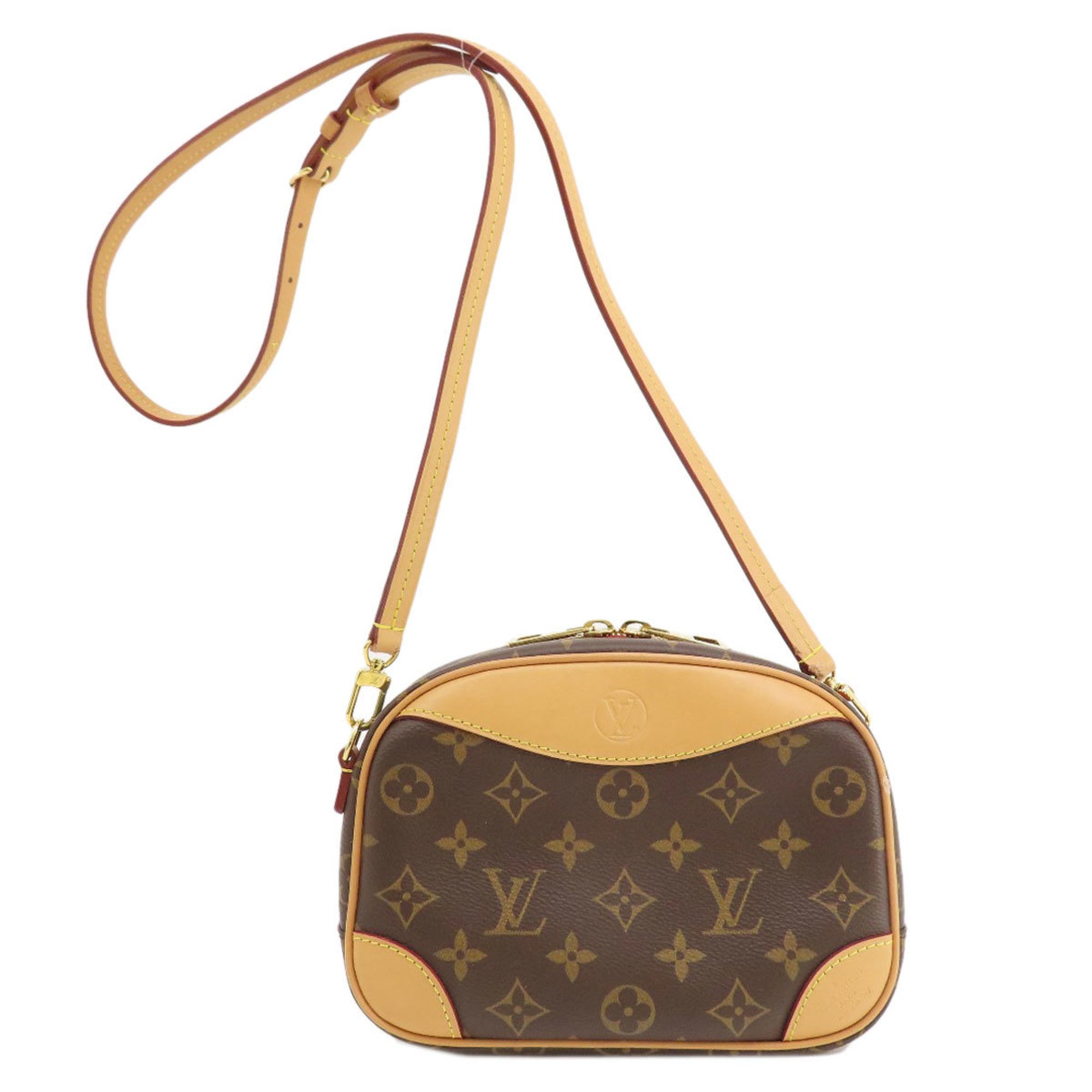 Louis Vuitton M45528 Deauville MINI Monogram Shoulder Bag Canvas Women's