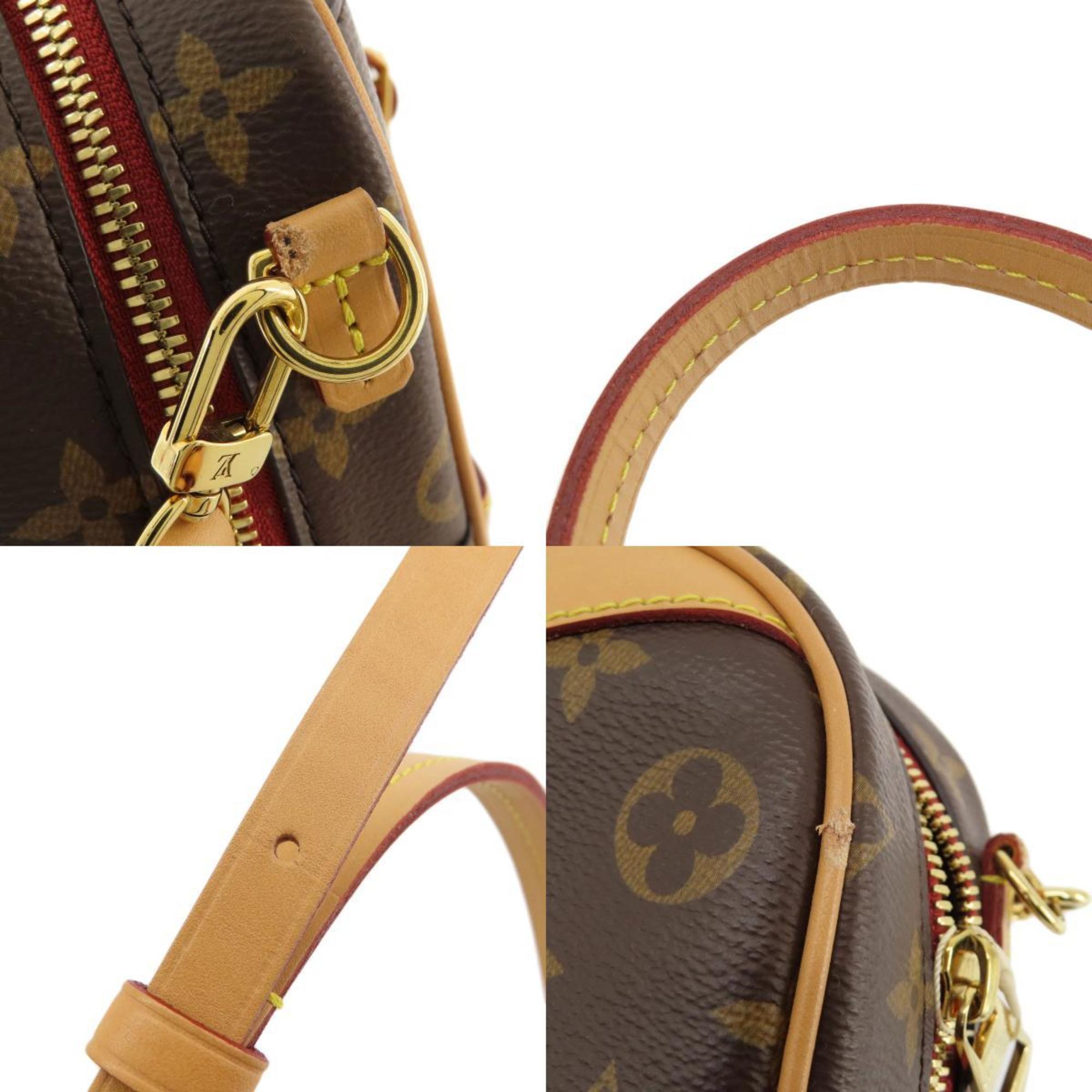 Louis Vuitton M45528 Deauville MINI Monogram Shoulder Bag Canvas Women's