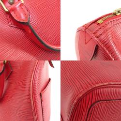 Louis Vuitton M43017 Speedy 25 Castilian Red Boston Bag Epi Leather Women's