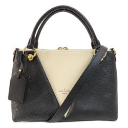 Louis Vuitton M44418 V Tote BB Noir Handbag Empreinte Women's
