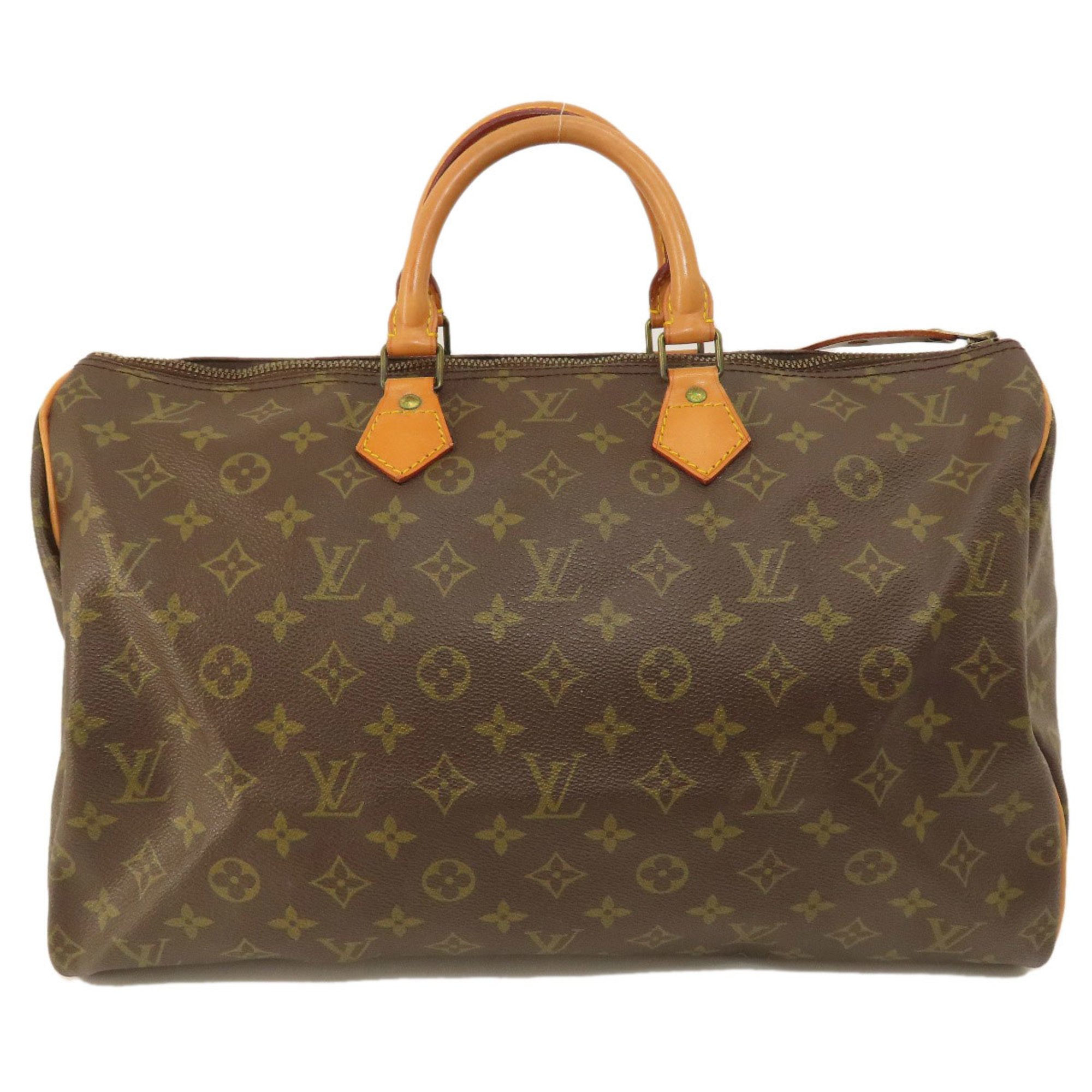 Louis Vuitton M41522 Speedy 40 Tote Bag Monogram Canvas Women's