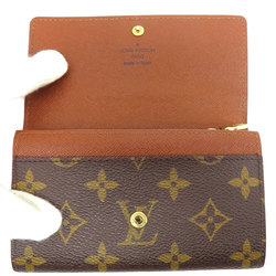 Louis Vuitton M61735 Porto Monnaie Zip Monogram Bi-fold Wallet Canvas Women's