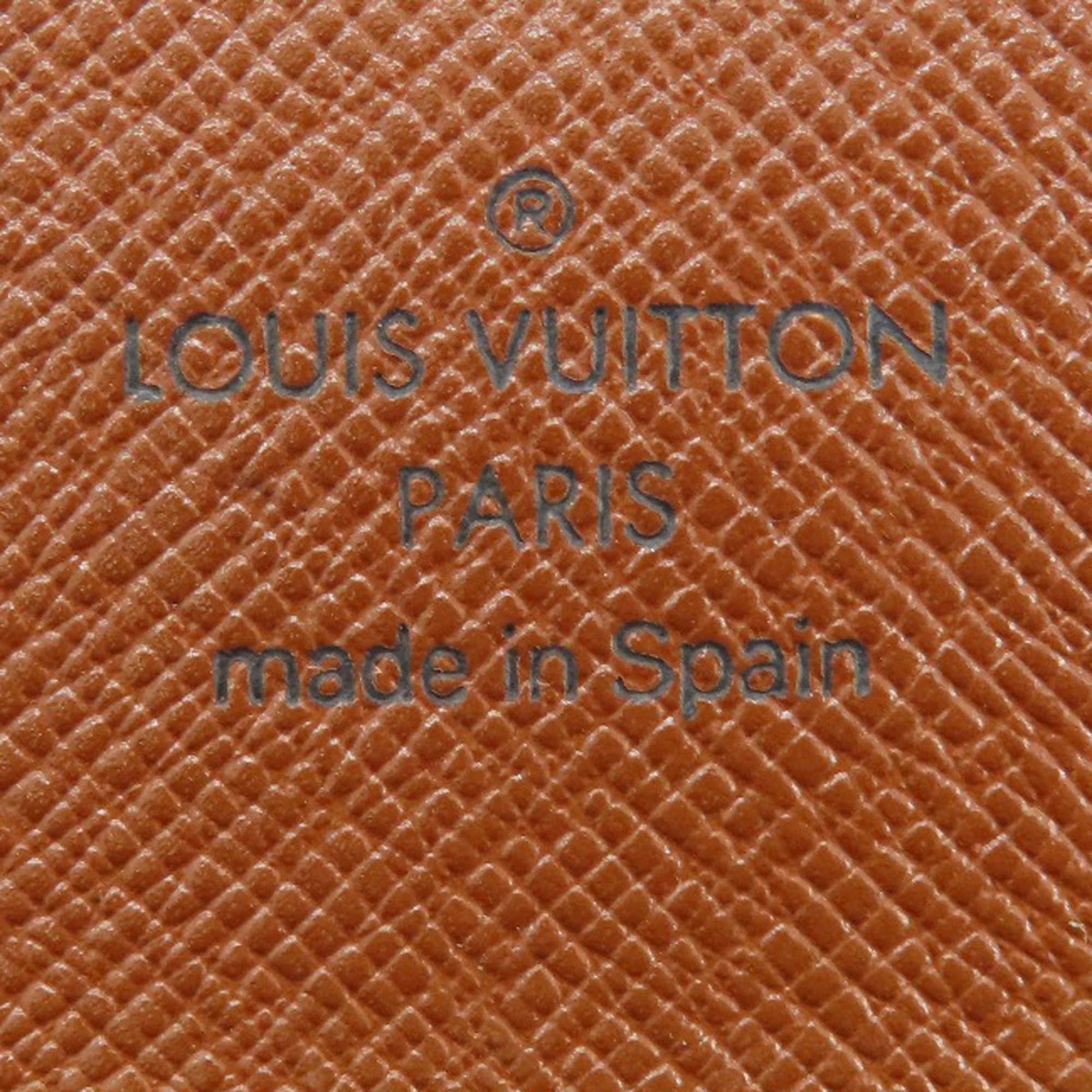 Louis Vuitton M61735 Porto Monnaie Zip Monogram Bi-fold Wallet Canvas Women's