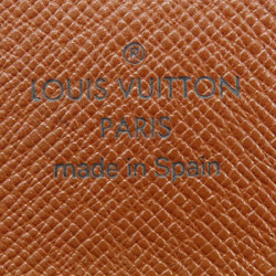 Louis Vuitton M61735 Porto Monnaie Zip Monogram Bi-fold Wallet Canvas Women's