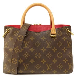 Louis Vuitton M41734 Pallas BB Monogram Handbag Canvas Women's