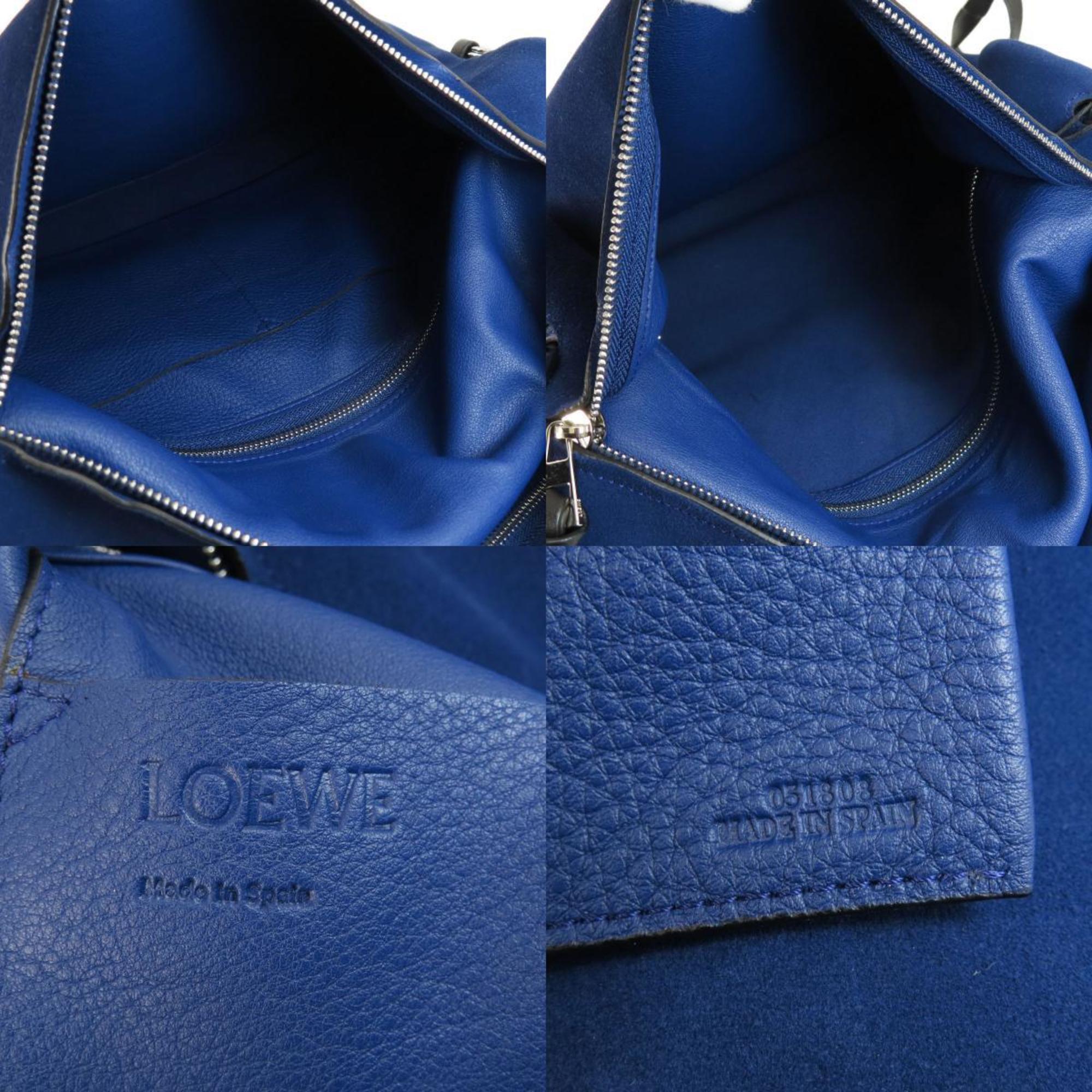 Loewe Anagram Shoulder Bag Leather Women's