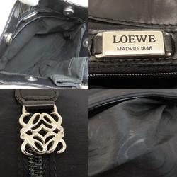 Loewe metal shoulder bag, nylon material, women's