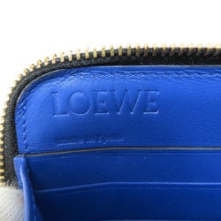 Loewe Heart Motif Round Long Wallet Leather Women's