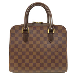 Louis Vuitton N51155 Triana Damier Ebene Handbag Canvas for Women