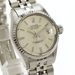 Rolex 6517 Datejust 1968 Watch Stainless Steel SS K18WG Ladies