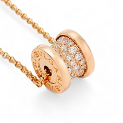 Bvlgari Bulgari B.Zero1 Pavé Diamond K18PG Pink Gold Necklace