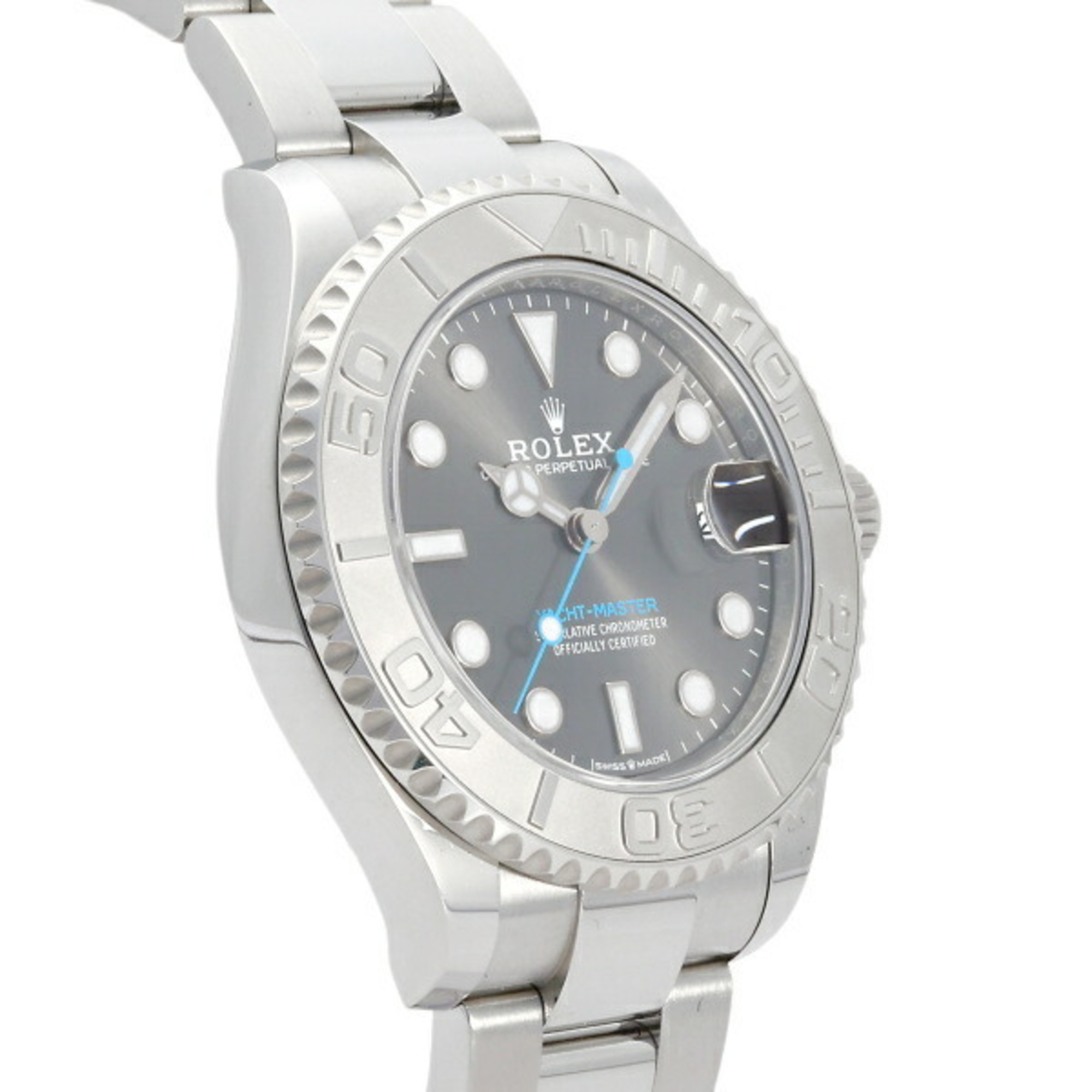 ROLEX Yacht-Master 37 268622 Slate Dial Wristwatch for Men and Women