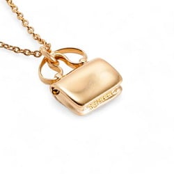 Hermes Amulet Constance K18PG Pink Gold Necklace