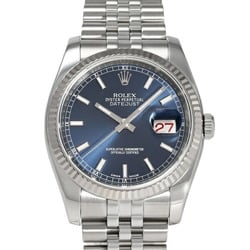 Rolex ROLEX Datejust 36 116234 Bright Blue Dial Men's Watch