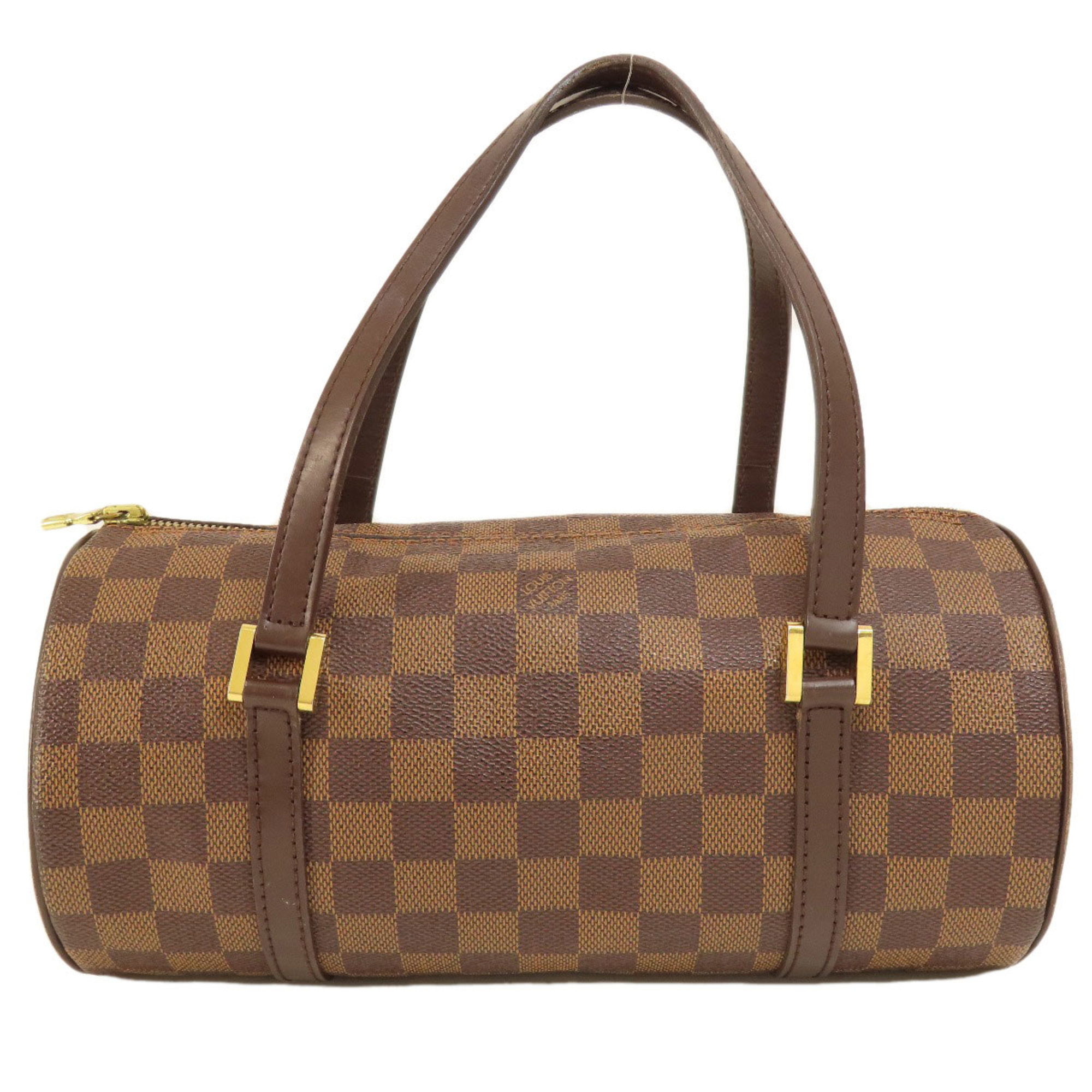 Louis Vuitton N51304 Papillon 26 Damier Ebene Handbag Canvas Women's