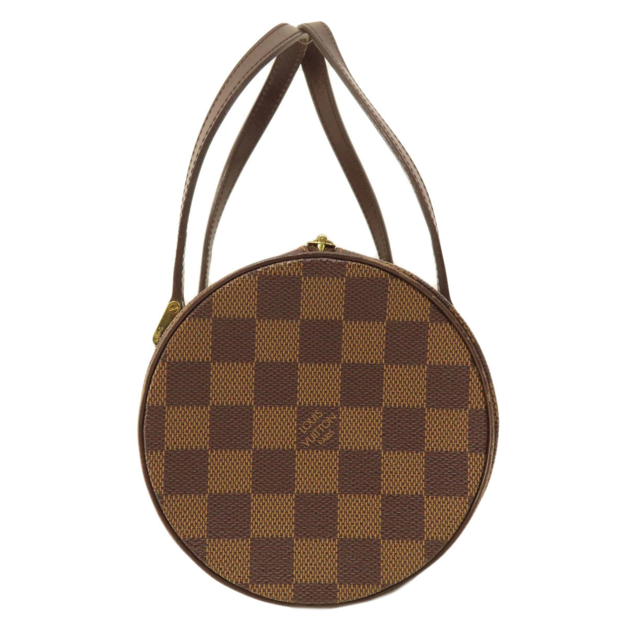 Louis Vuitton N51304 Papillon 26 Damier Ebene Handbag Canvas Women's