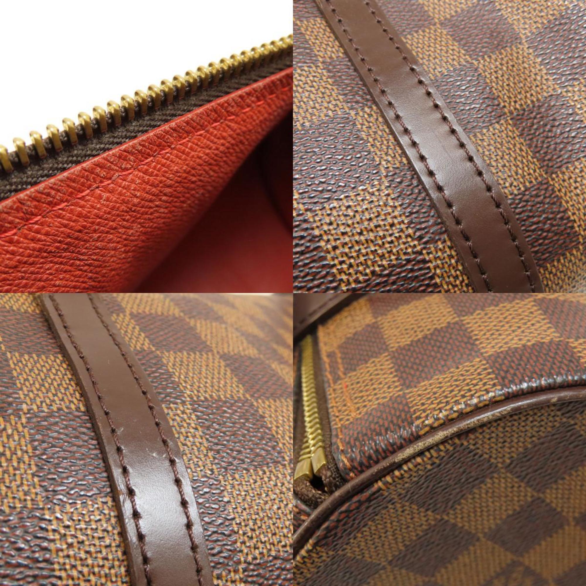 Louis Vuitton N51304 Papillon 26 Damier Ebene Handbag Canvas Women's